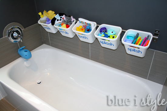 kids tub storage