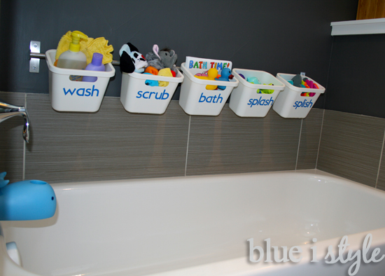 diy bathtub toy storage