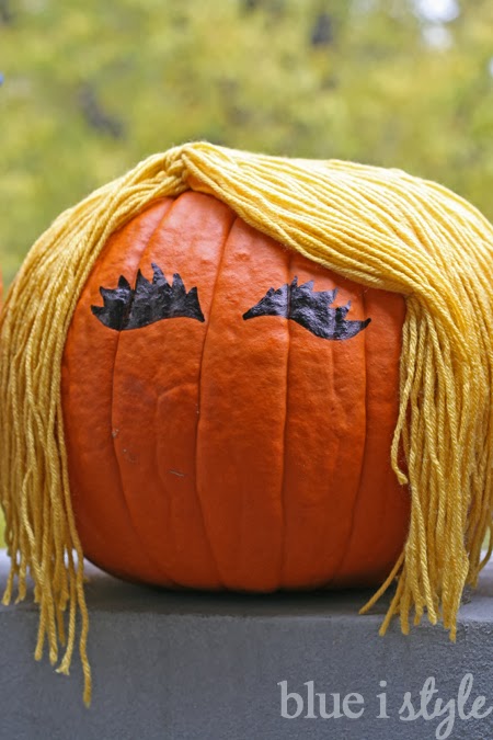 No carve pumpkin family