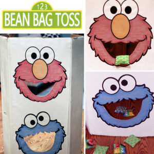 DIY Sesame Street Bean Bag Toss