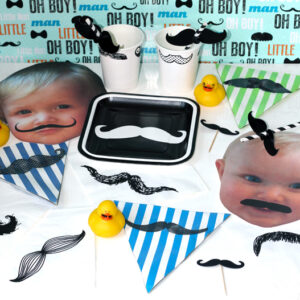 First Birthday Party Mustache Bash