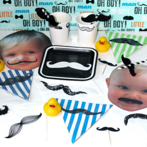 First Birthday Party Mustache Bash