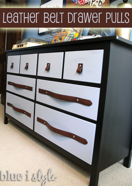 Leather Belt Drawer Pulls