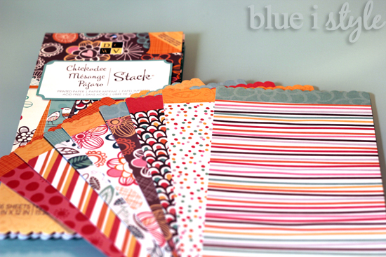 Quick and Cute Recipe Box Dividers - Blue i Style