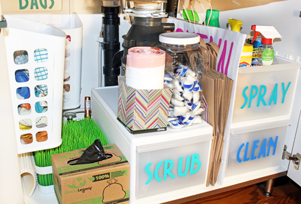 Reorganizing Under The Kitchen SinkAgain - Organized-ish