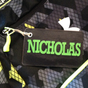 Durable Backpack Name Tags