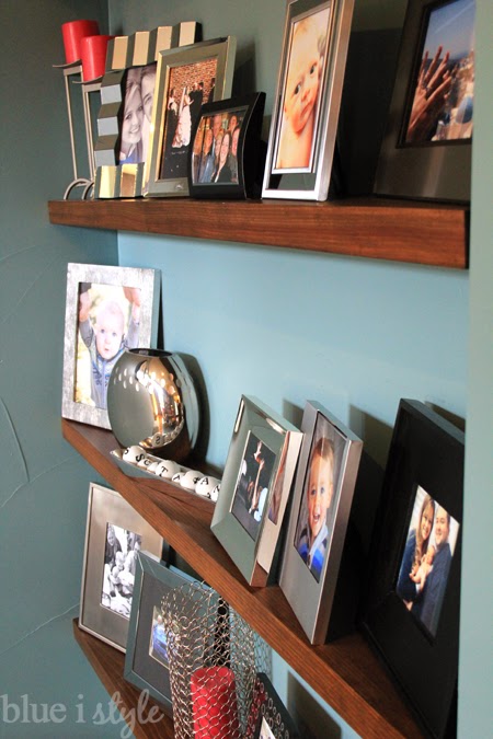 From awkward inset to floating photo shelves