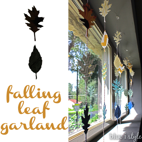 Fall Decor Falling Leaf Garland