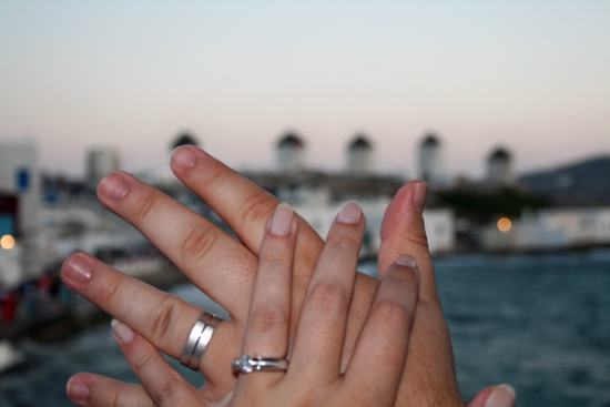 Wedding Ring Selfie Photo Tradition Mykonos