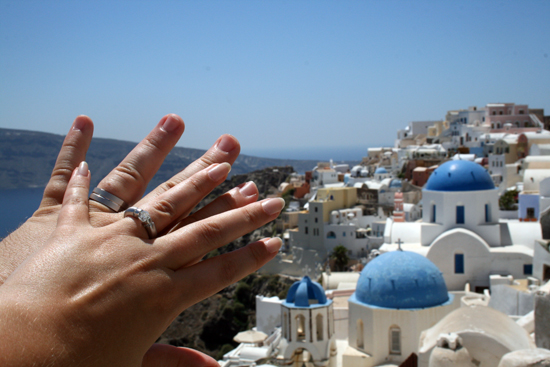 Wedding Ring Selfie Photo Tradition Santorini