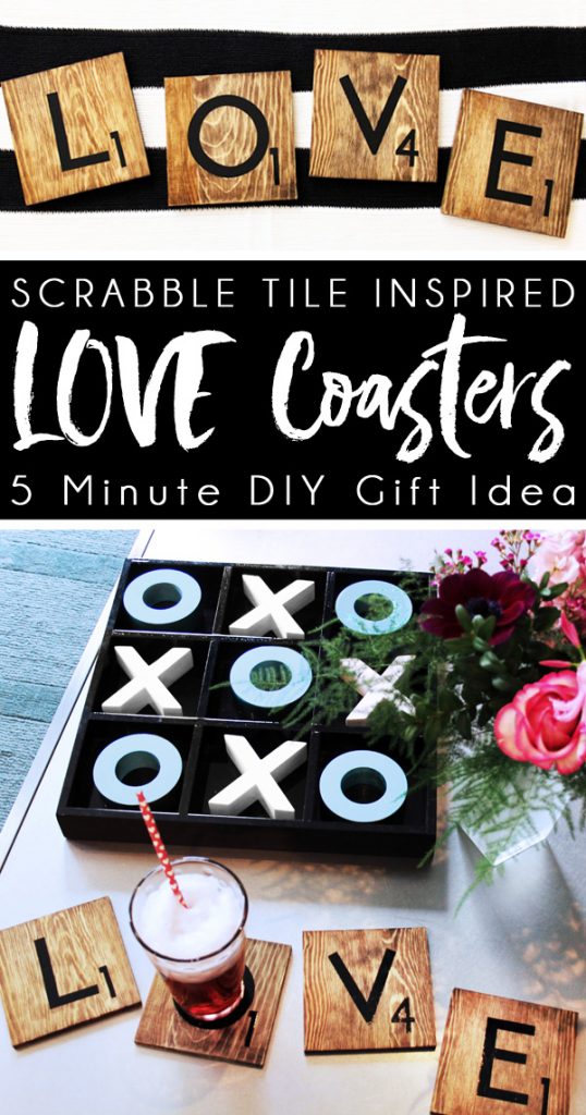 DIY Coasters Valentine gifts for him