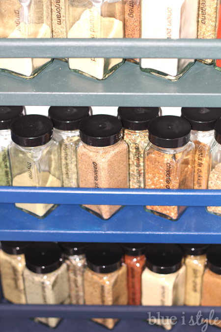 Spice Drawer Organization: Mason Jar Spice Jars - Angie Holden The