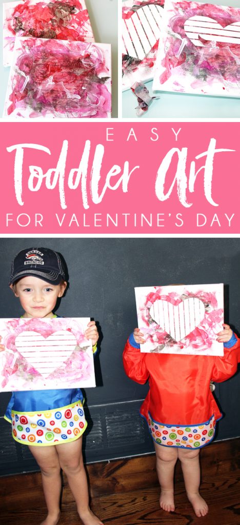 Easy Toddler Heart Art Project