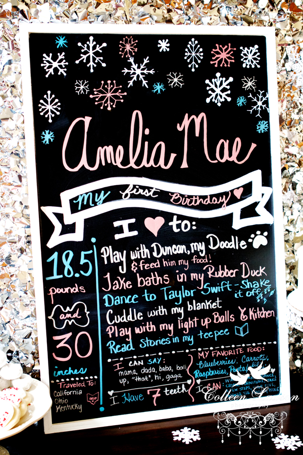 Ariella's 1st Birthday Party - Rustic Winter Wonderland - Project Nursery