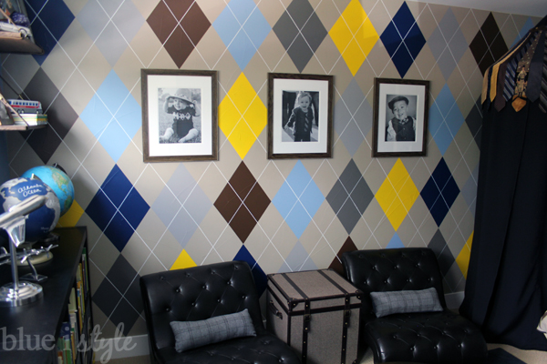Argyle feature wall