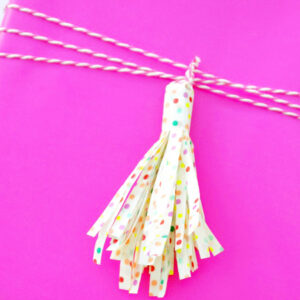 Wash Tape Tassel