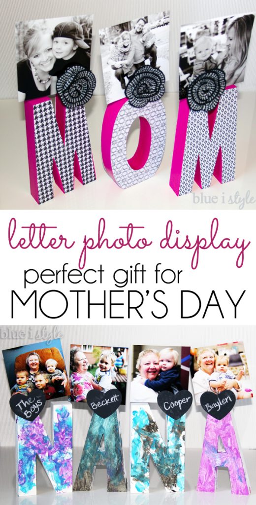 Letter Photo Display Mother's Day Gift