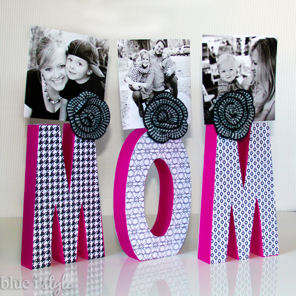 Letter Photo Display Mother's Day Gift