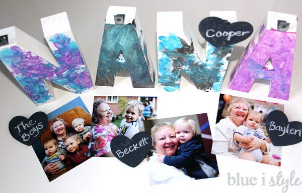 Letter Photo Display Mother's Day Gift