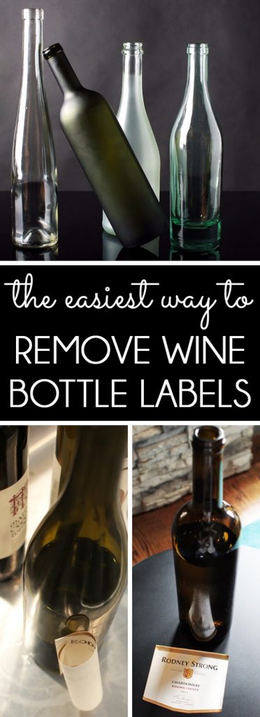 How to Remove Wine Bottle Labels