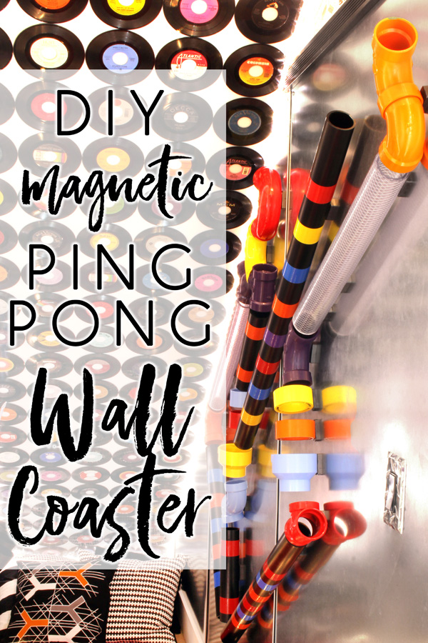 Call it what you want... a magnetic ping pong ball wall coaster, a wall maze, a ball run, or a tinker track... we call it hours of fun and learning!