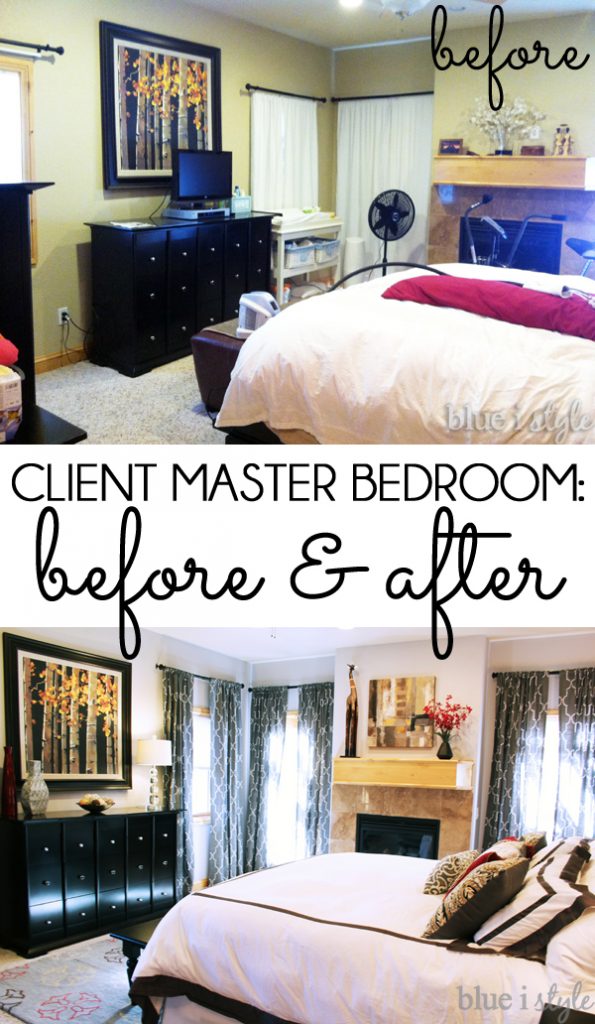 Client Master Bedroom Makeover