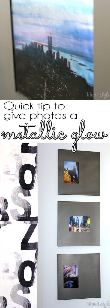Give Photos a Metallic Glow