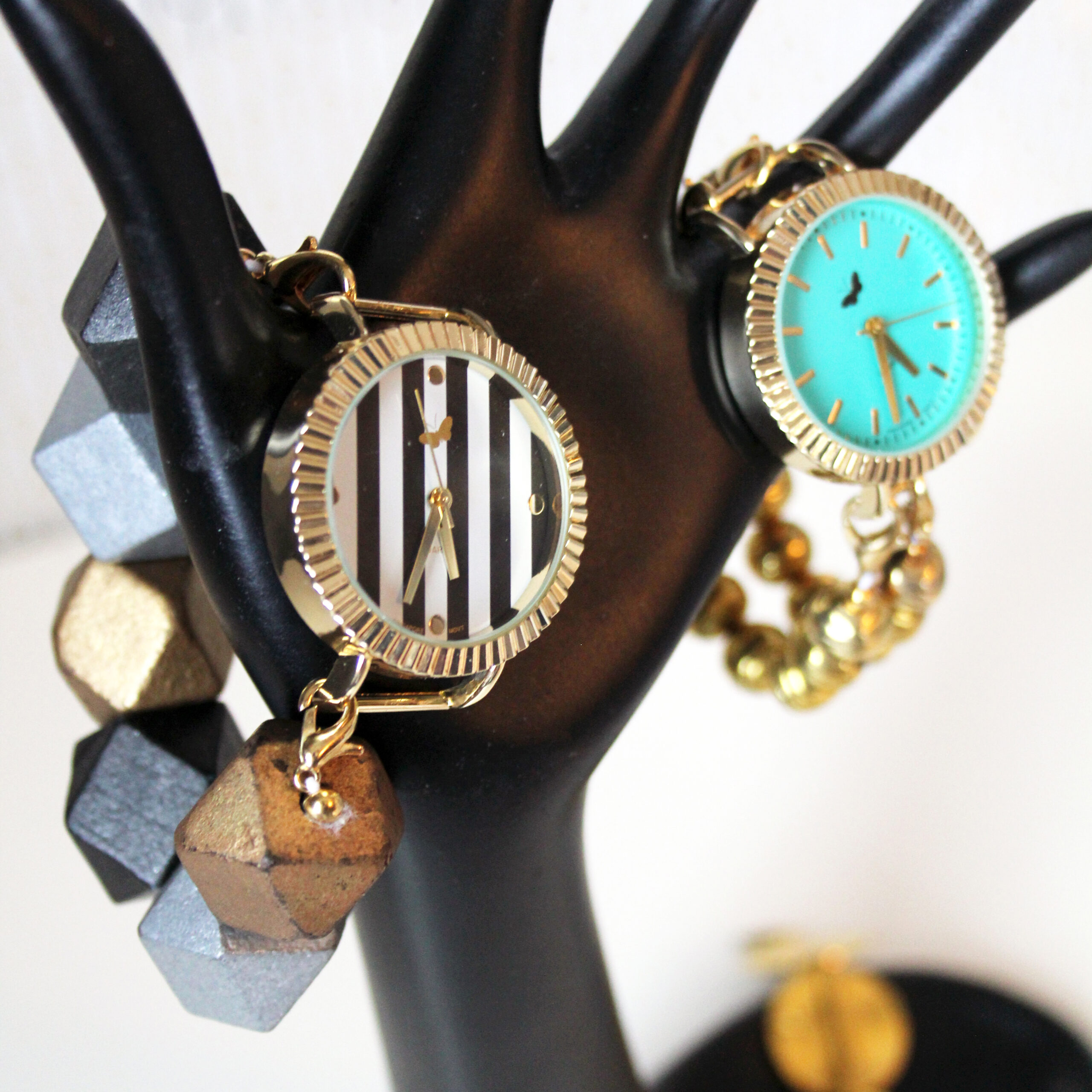 Interchangeable Beaded Watch Bands Make a Quick Gift Blue i Style