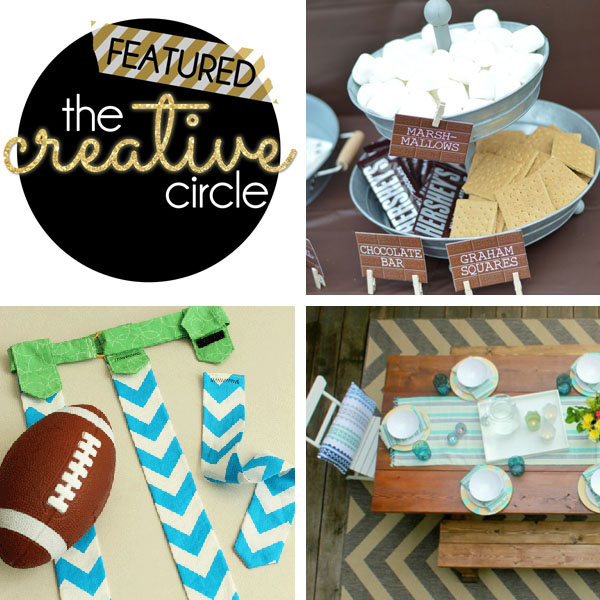 The Creative Circle link party features