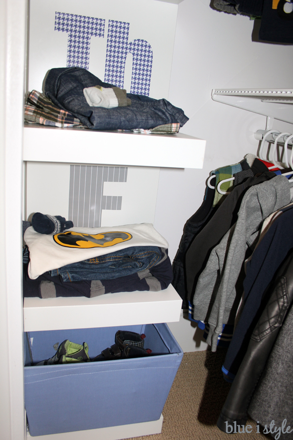 Days of the Week Closet Organizer