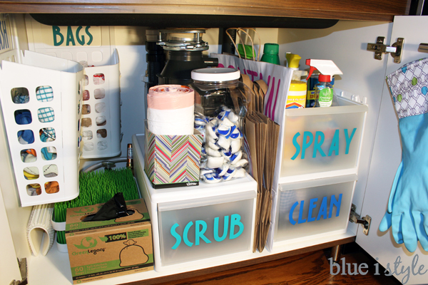 Under Kitchen sink organization