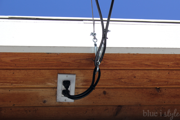 How to Hang Patio String Lights Blue i Style