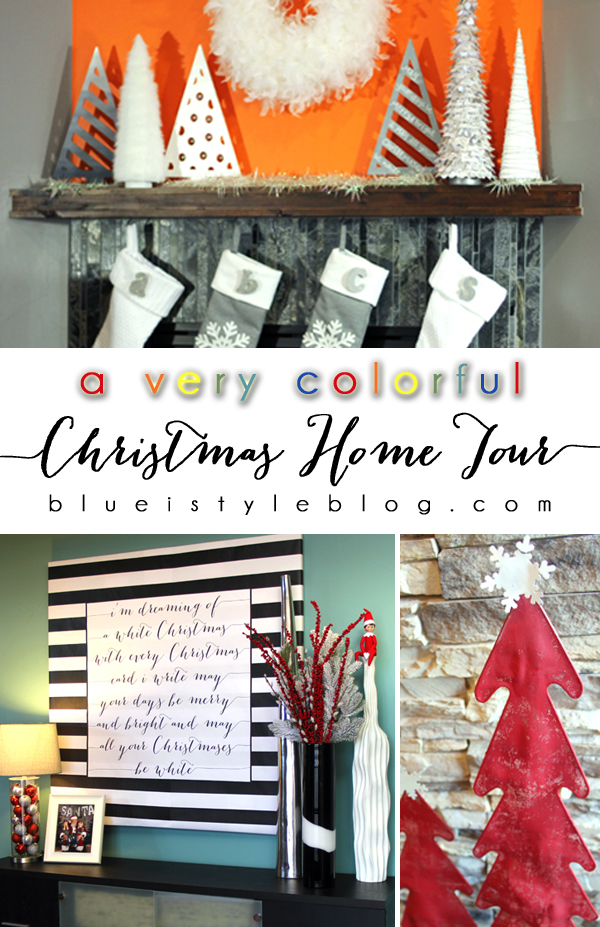 Colorful Christmas Home Tour