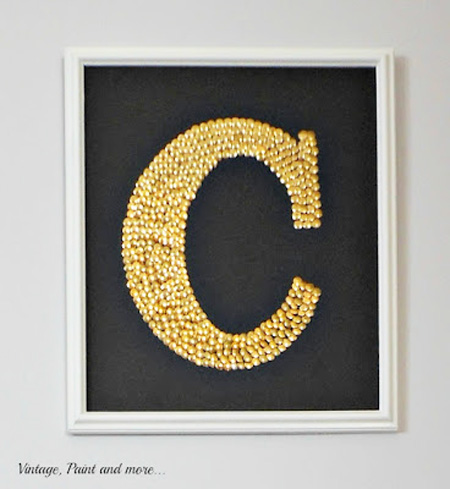 Thumbtack monogram