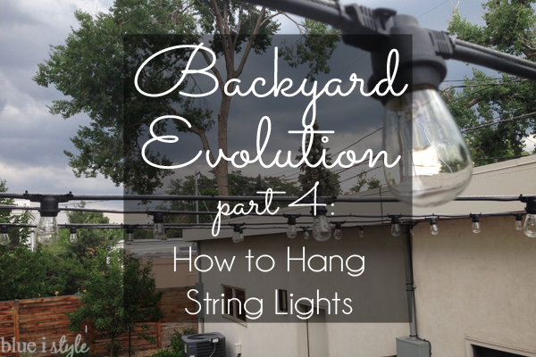 How To Hang Patio String Lights, How To Install Hanging Lights Outdoor