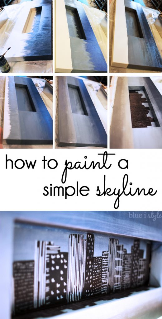 How to Paint a Quick and Easy Skyline