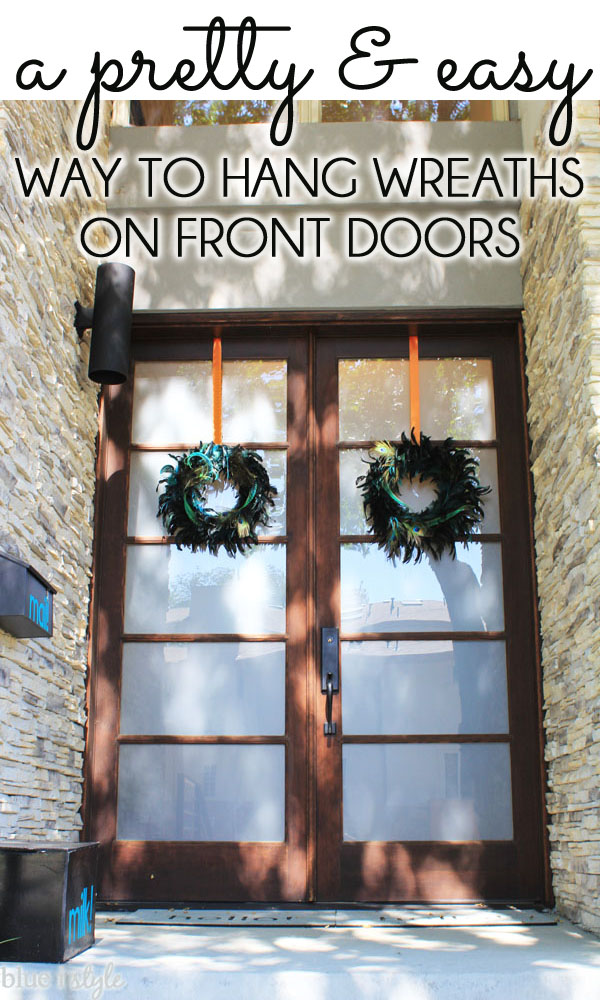 Hang Wreaths on Front Doors