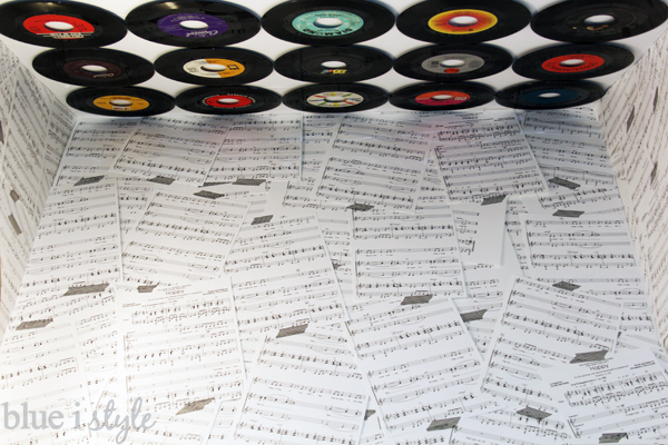 Sheet music collage