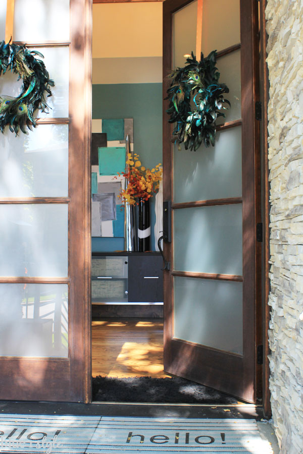 Hang Wreaths on Front Doors