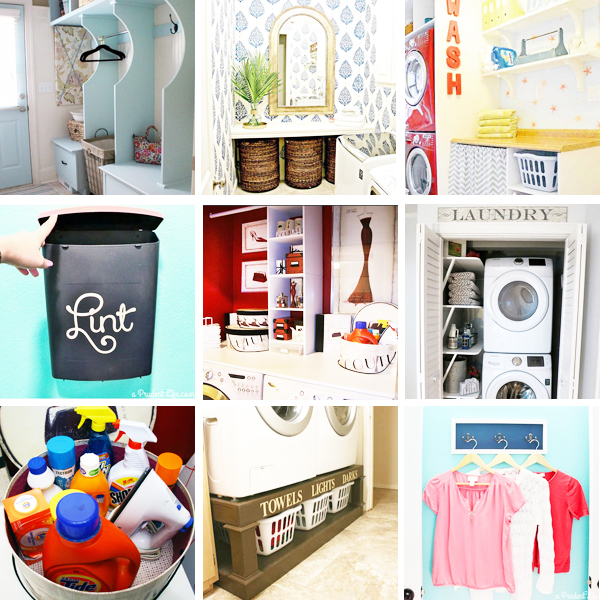 12 Ways to Organize the Laundry Room Blue i Style
