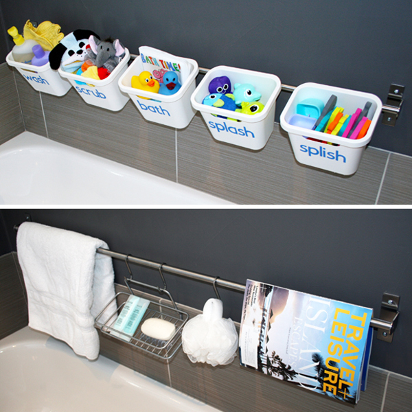 Bath tub toy organization