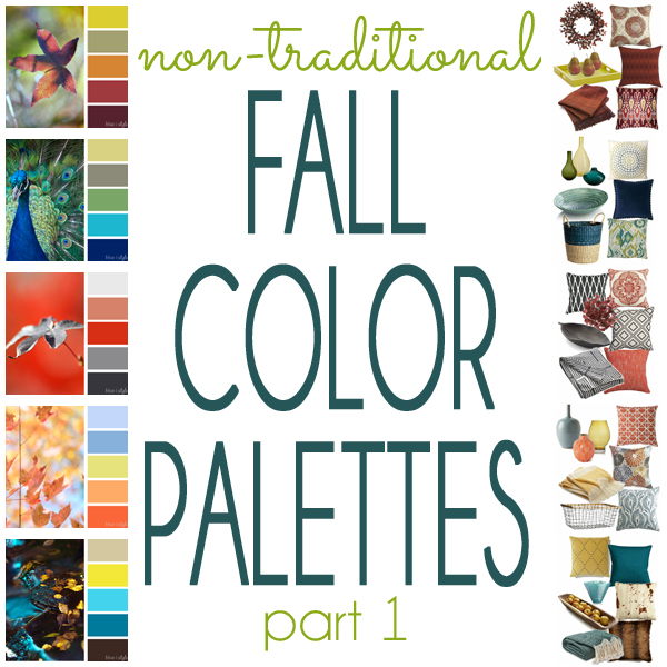 Non-Traditional Fall Color Palettes Mood Boards Part 1