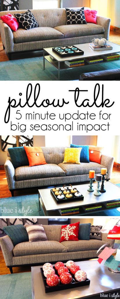 Pillow Talk: Seasonal Pillow Swap