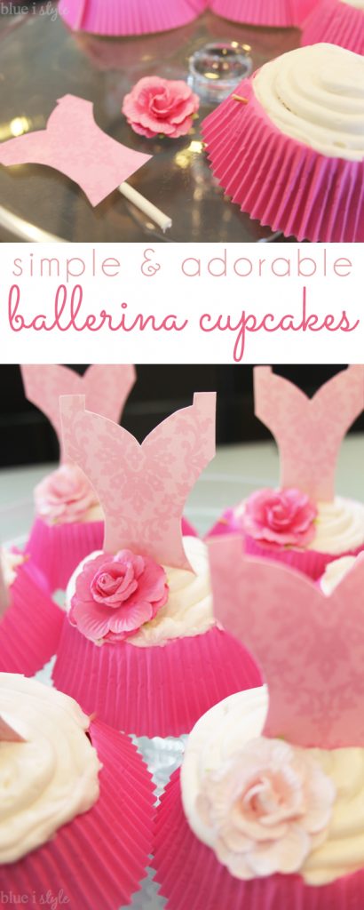Easy & Adorable Ballerina Cupcakes