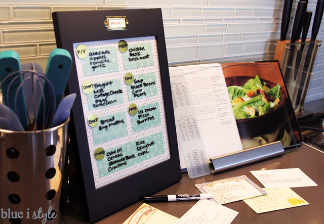 Dry Erase Grocery List Memo Board