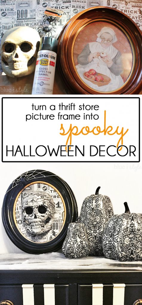 Halloween Decoration Idea - Skull Spiderweb