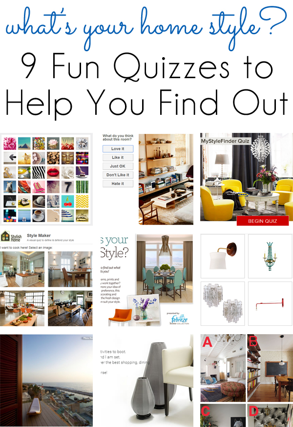 style inspiration} 9 Fun Quizzes to Find Your Home Design Style