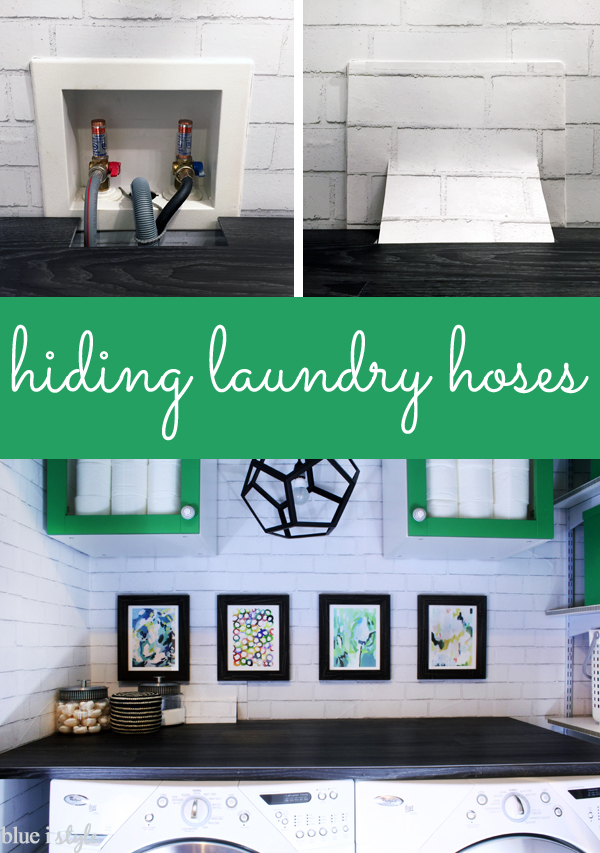How to Hide laundry room hoses