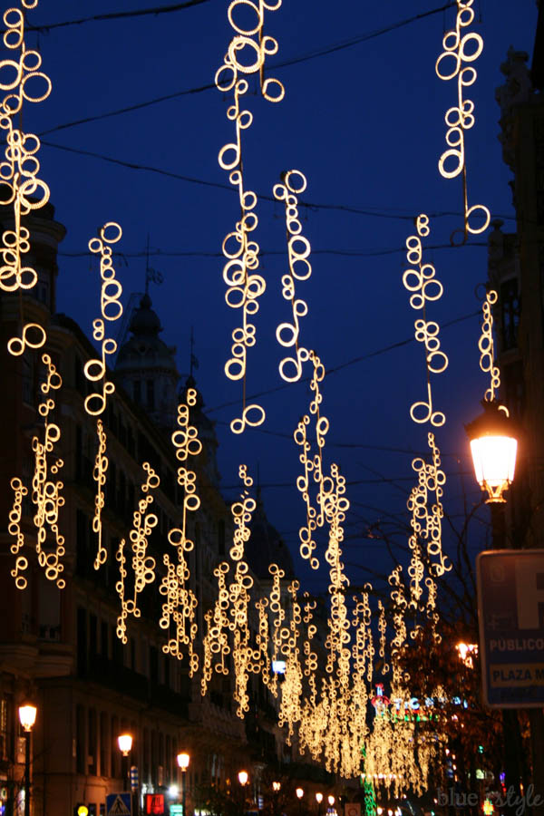 Christmas lights Madrid