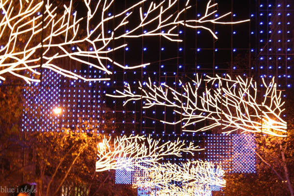 Christmas lights in Madrid, Spain
